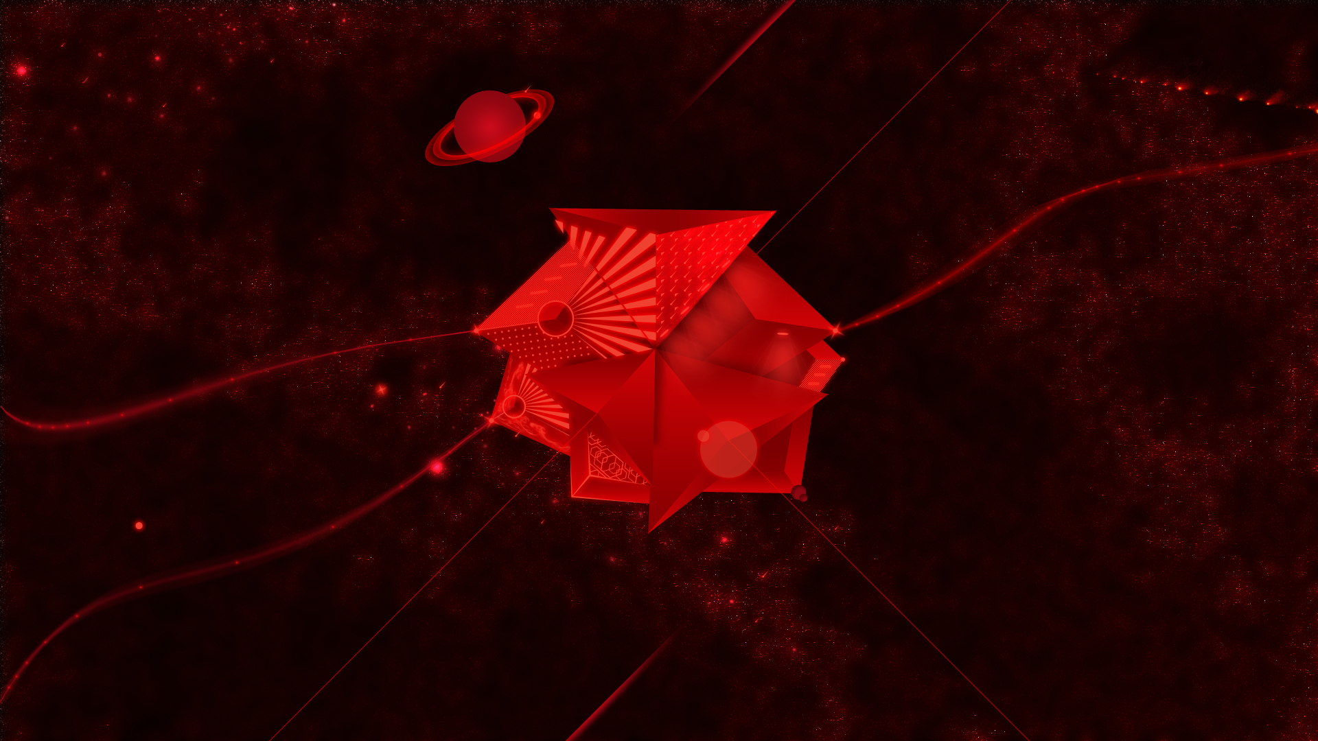 Futuristic Red wallpaper - 731641